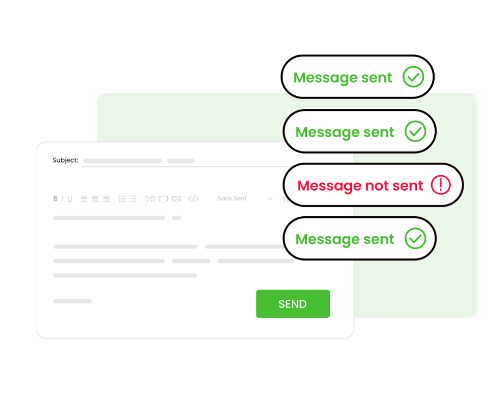 Unique algorithm mimics human behavior, preventing email errors.
