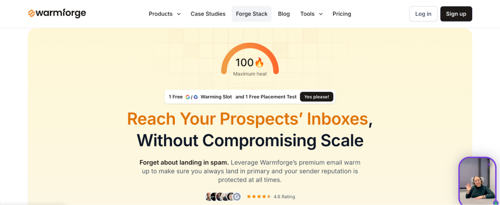 Warmforge -  an email warmup platform.
